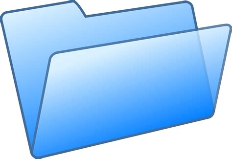 Download Crumpled Blue Folder